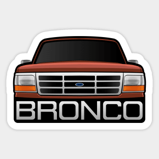 Ford Bronco Desert Copper Eddie Bauer Obs Sticker